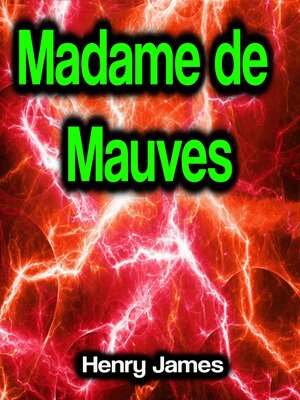 cover image of Madame de Mauves